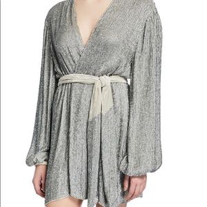 Retrofete Gabrielle dress with velvet accents